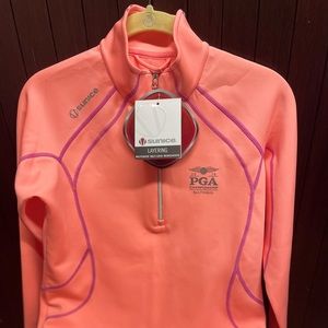 Women’s Sunice 2016 PGA pullover Size M papaya